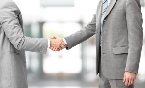 Business Men Shaking Hands