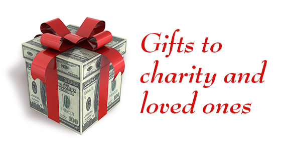 GIFTS TO CHARITY